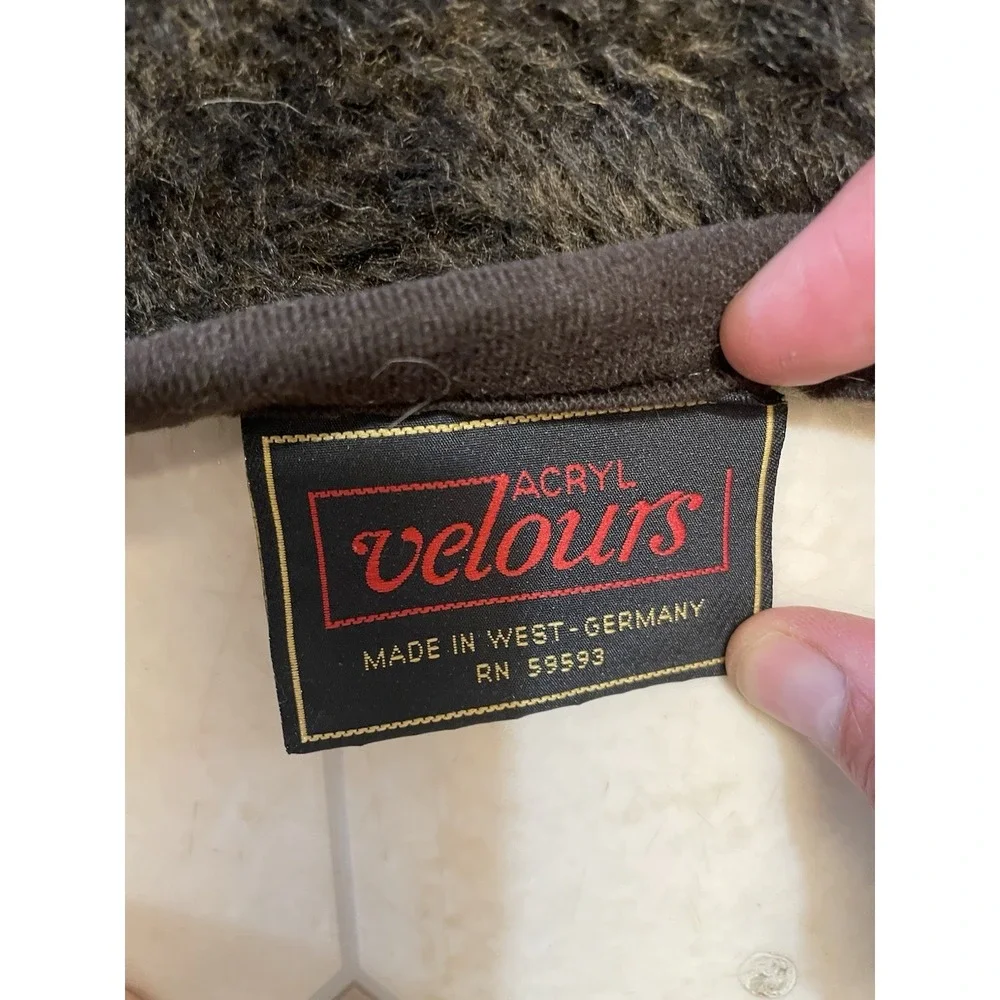 Vintage Koala Bear Blanket Nature Acryl Velours Germany Thick 56x68 Animals